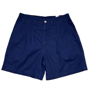 Vintage 90s Northern Reflections blue 100% cotton tailored shorts 15